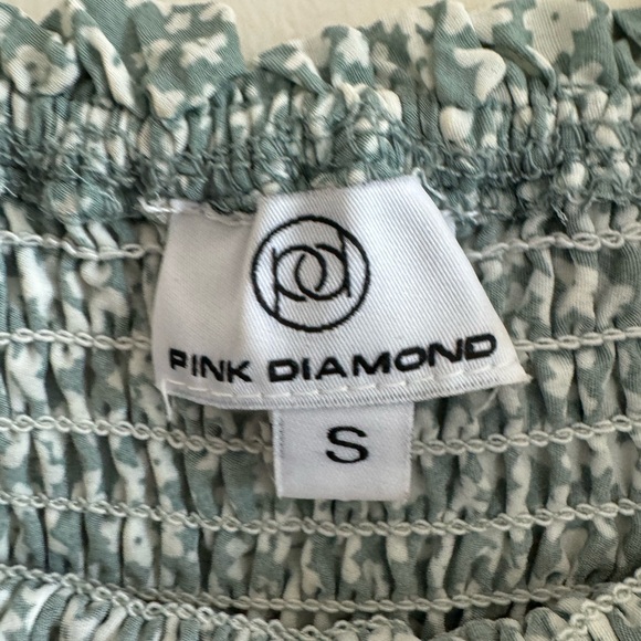 Turquoise Smocked Tiered Maxi Dress - Picture 8 of 9